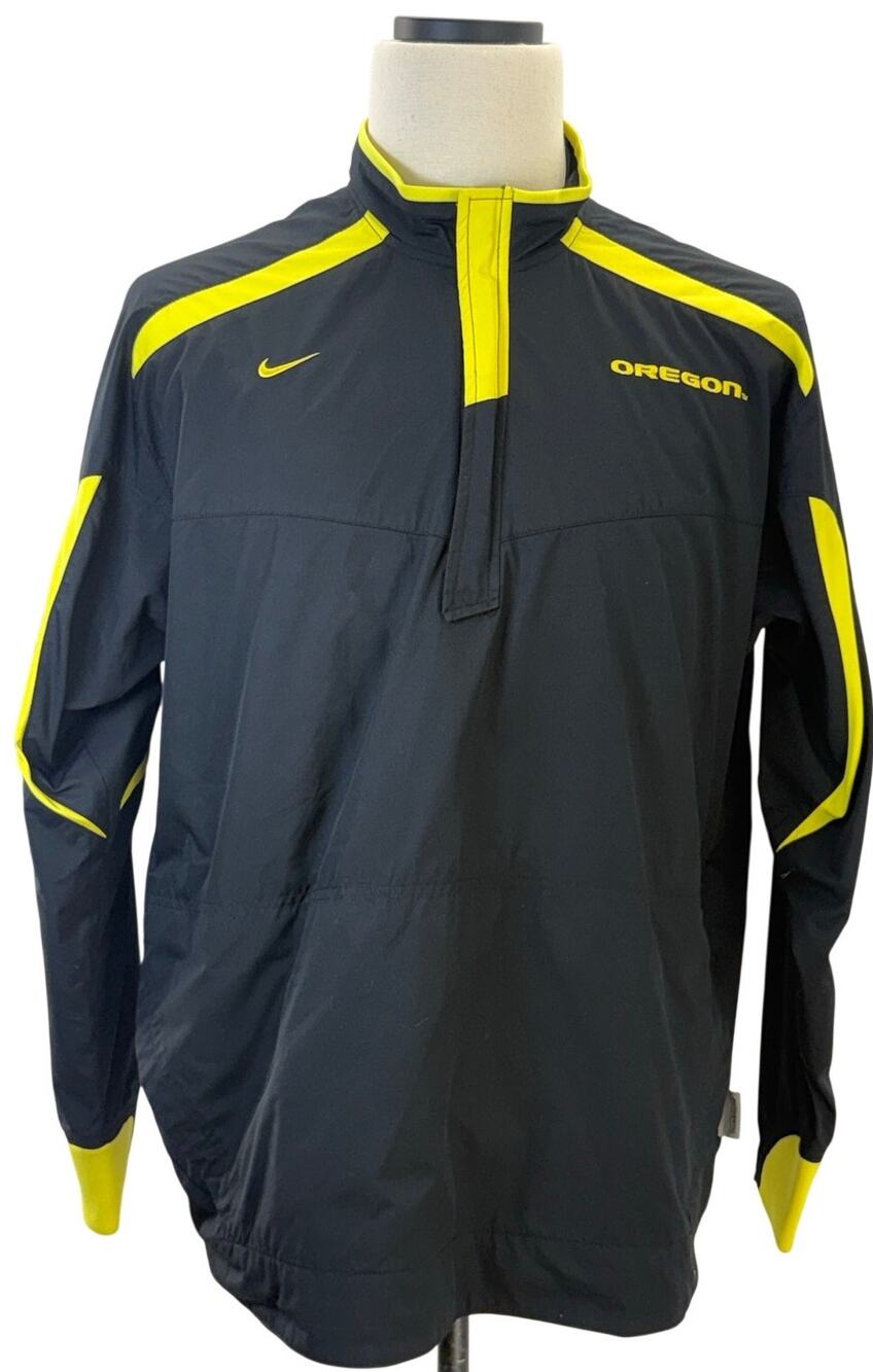 Vintage 00s Nike Oregon Ducks Windbreaker Pullover Jacket Men’s Medium